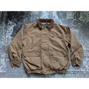 VTG Bulwark FR Fire Flame Resistant Canvas Work Jacket - Large, Made In Canada